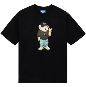 MARKET PEACE BEER BLACK TEE