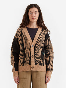 P.A.M. MOIRE KNIT CARDIGAN