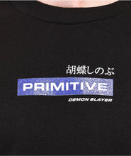 Cargar imagen en el visor de la galería, PRIMITIVE X DEMON SLAYER SHINOBU DIRTY P TEE
