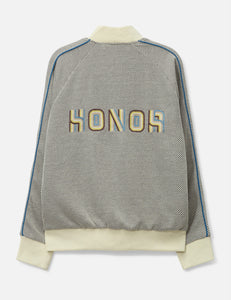 HONOR THE GIFT NOVELTY KNIT TRACK JACKET