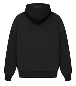 FEAR OF GOD ESSENTIALS HOODIE JET BLACK
