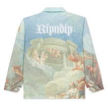 Cargar imagen en el visor de la galería, RIPNDIP HEAVENS WAITING BUTTON UP JACKET
