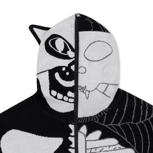 RIPNDIP SKELLY NERM KNIT HOODIE