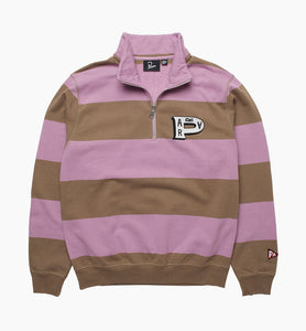 PARRA WORKED P STRIPER HALF ZIP