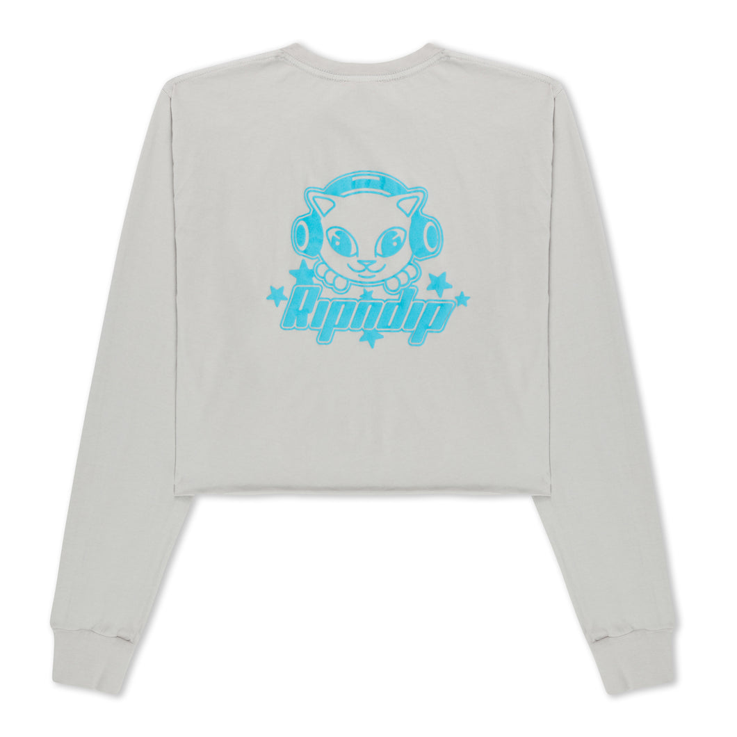 RIPNDIP WOMEN KAWAII NERM CROPPED LONG SLEEVE