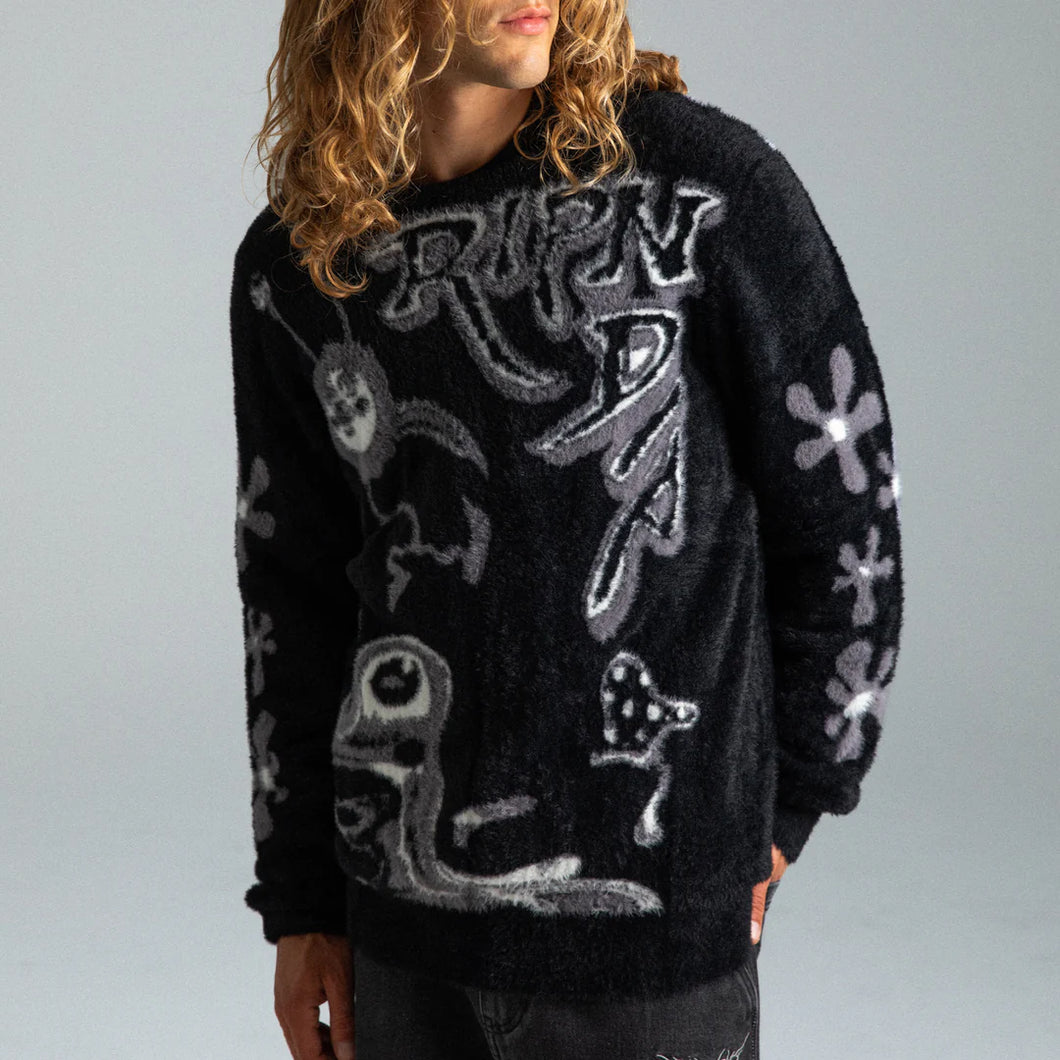 RIPNDIP SPACE WALK MOHAIR SWEATER