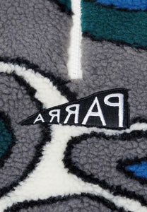 BY PARRA AMETHIST GEODE POLAR FLEECE PULLOVER