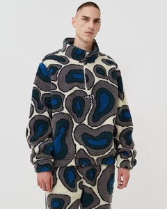 BY PARRA AMETHIST GEODE POLAR FLEECE PULLOVER