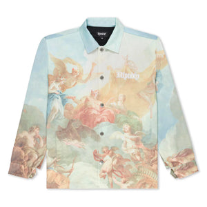 RIPNDIP HEAVENS WAITING BUTTON UP JACKET