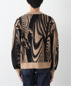 P.A.M. MOIRE KNIT CARDIGAN