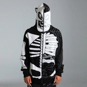 RIPNDIP SKELLY NERM KNIT HOODIE