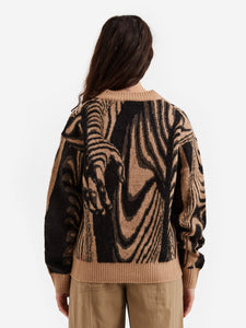 P.A.M. MOIRE KNIT CARDIGAN