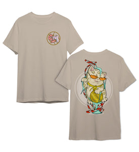 SELLER MAN X STORBONE SLIME CAT TEE KAKI