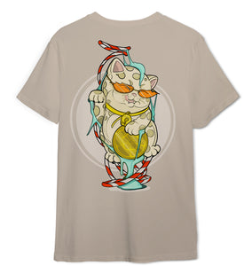 SELLER MAN X STORBONE SLIME CAT TEE KAKI