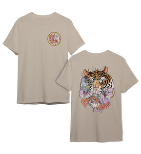 SELLER MAN X STORBONE SLIME TIGER TEE KAKI